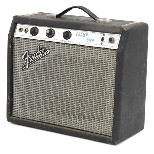 103 - Bernie Marsden - stage used 1970 Fender Champ-Amp guitar amplifier, made in USA, ser. no. A19283 (UK... 