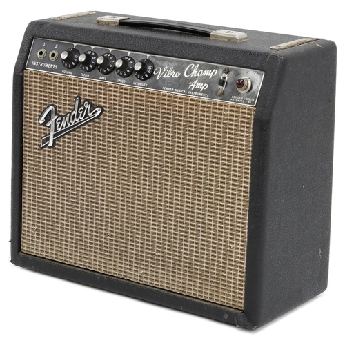 104 - Bernie Marsden - 1965 Fender Vibro Champ-Amp guitar amplifier, made in USA, ser. no. A07866... 