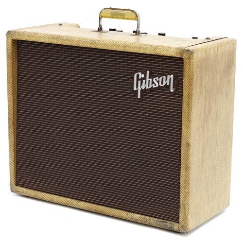 107 - Bernie Marsden - studio used Gibson GA-20T Ranger guitar amplifier, made in USA, circa 1960, ser. no... 