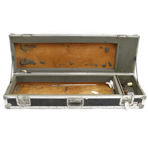 185 - Bernie Marsden - touring flight case, probably for a keyboard or similar, 9