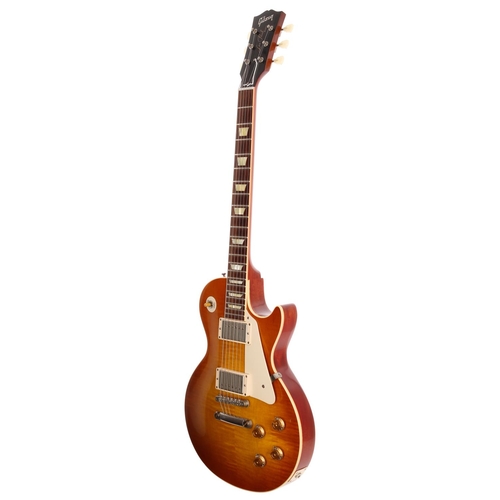 454 - 2013 Gibson Custom Shop 1958 Reissue Les Paul Standard electric guitar, made in USA; Body: sunburst ... 