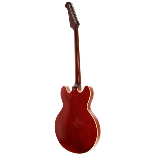 468 - 1967 Trini Lopez Standard semi-hollow body electric guitar, made in USA; Body: cherry finish, lacque... 