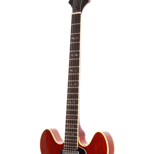 468 - 1967 Trini Lopez Standard semi-hollow body electric guitar, made in USA; Body: cherry finish, lacque... 