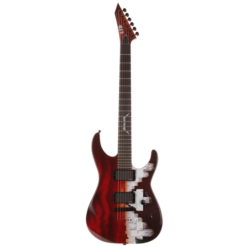 704 - 2016 LTD by ESP Limited Edition Metallica Master of Puppets electric guitar, made in Korea; Body: Ma... 