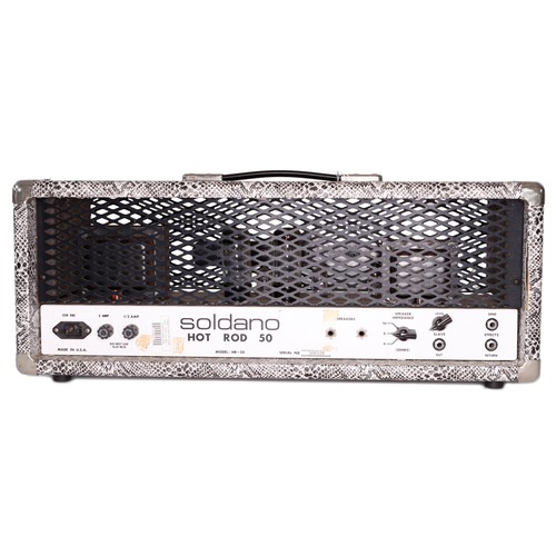 252 - Bernie Marsden - stage and studio used Soldano Hot Rod 50 guitar amplifier head, made in USA, ser. n... 