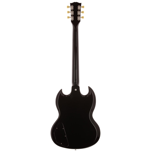 461 - 2012 Gibson SG Standard electric guitar, made in USA; Body: black finish, one ding to back edge towa... 