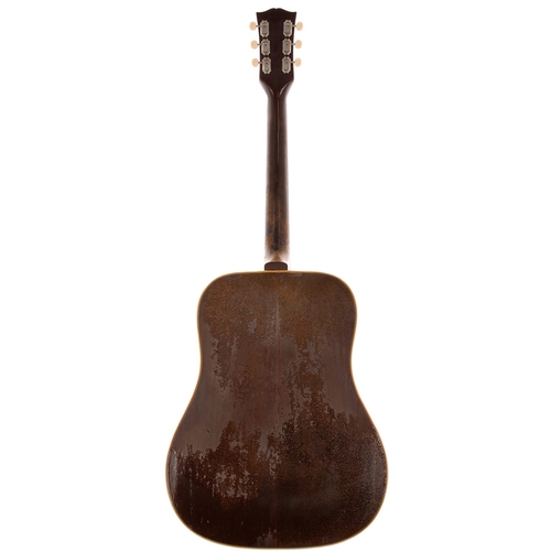 463 - 1968 Gibson Country Western acoustic guitar, made in USA; Back and sides: mahogany, heavy lacquer de... 