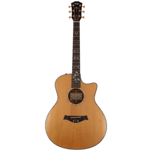 516 - 2014 Taylor 916CE Grand Symphony electro-acoustic guitar, made in USA; Back and sides: Indian rosewo... 