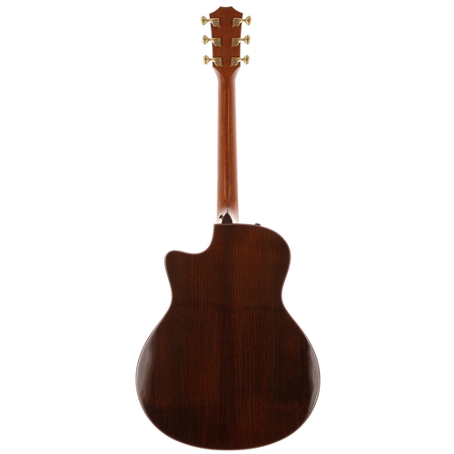 516 - 2014 Taylor 916CE Grand Symphony electro-acoustic guitar, made in USA; Back and sides: Indian rosewo... 