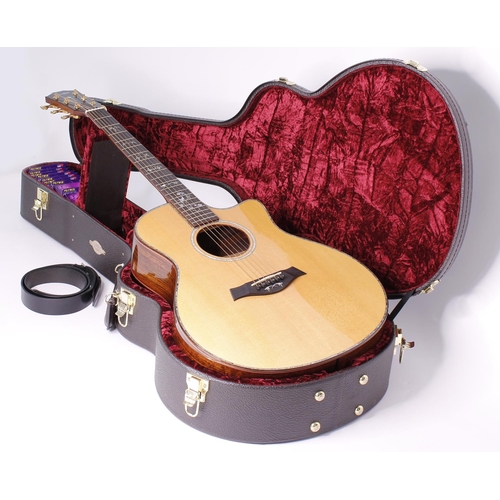 516 - 2014 Taylor 916CE Grand Symphony electro-acoustic guitar, made in USA; Back and sides: Indian rosewo... 