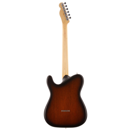 699 - Richard Tomson T-Type electric guitar; Body: two-tone tobacco sunburst; Neck; maple set neck with ta... 