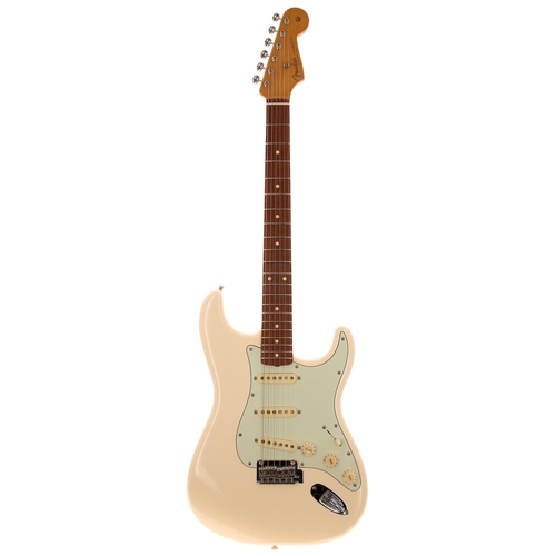 406 - 2022 Fender Vintera 60s Stratocaster Modified electric guitar; Body: Olympic white finish; Neck: map... 