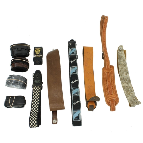 194 - Bernie Marsden - eleven various used and unused guitar straps to include Levy's, Ernie Ball Joe Bona... 