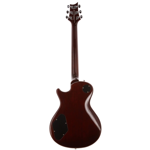 495 - 2015 Paul Reed Smith (PRS) SE245 electric guitar, made in Korea; Body: amber burst finished figured ... 