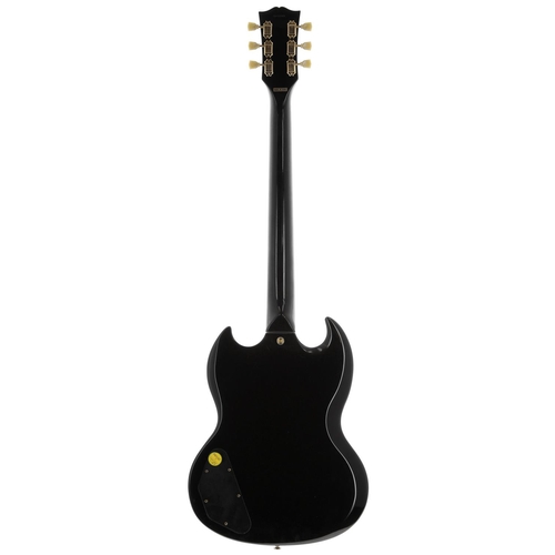 649 - 2015 Tokai SG-71S SG Custom electric guitar, made in China; Body: black finish, light surface scratc... 