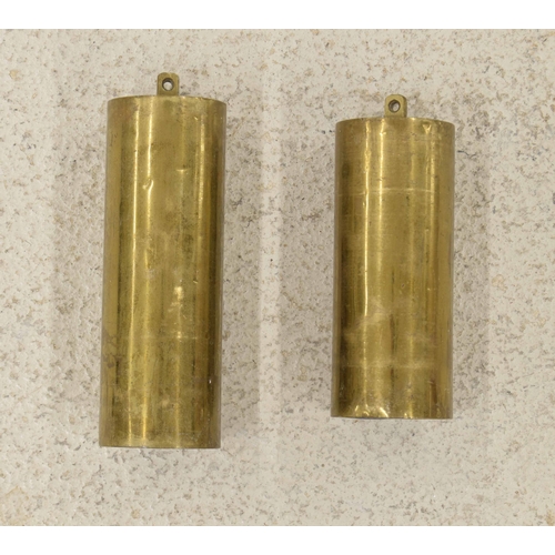 2010 - Two brass cased weights (2)