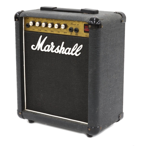 100 - Bernie Marsden - 1980s Marshall Reverb 12 5205 guitar amplifier, made in England