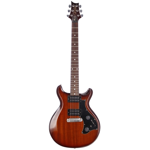 497 - 2011 Paul Reed Smith (PRS) Mira electric guitar; Body: tobacco sunburst finish, surface buckle inden... 