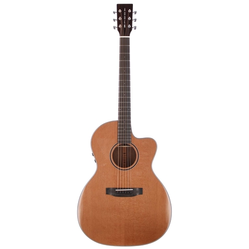 729 - 2023 Auden Chester Artist Rosewood Cutaway electro-acoustic guitar, made in England; Back and sides:... 