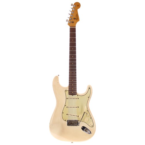 304 - Deirdre Cartwright - TV used 1964 Fender Stratocaster electric guitar, made in USA, ser. no. L21909;... 