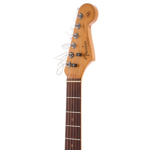 304 - Deirdre Cartwright - TV used 1964 Fender Stratocaster electric guitar, made in USA, ser. no. L21909;... 