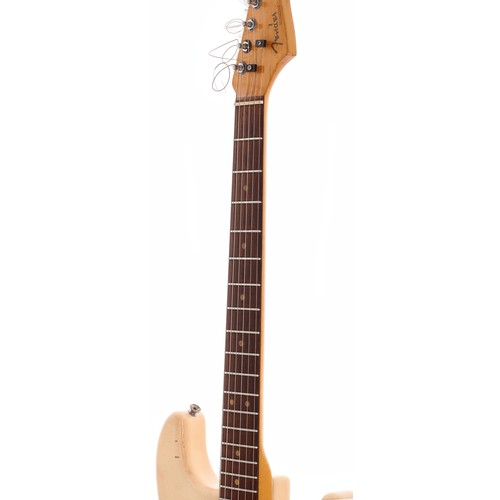 304 - Deirdre Cartwright - TV used 1964 Fender Stratocaster electric guitar, made in USA, ser. no. L21909;... 