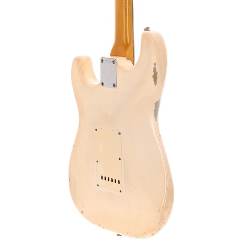 304 - Deirdre Cartwright - TV used 1964 Fender Stratocaster electric guitar, made in USA, ser. no. L21909;... 