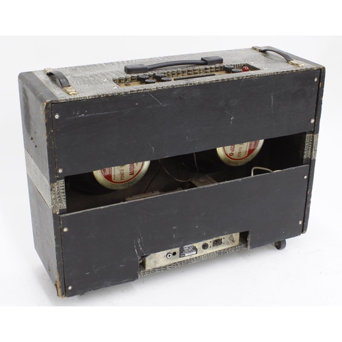 1040 - Selmer Truvoice Zodiac Twin Thirty guitar amplifier, made in England, circa 1965, fitted with Goodma... 