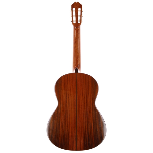 3254 - 1980s K. Yairi CY117 classical guitar, made in Japan; Back and sides: Indian rosewood, light imperfe... 