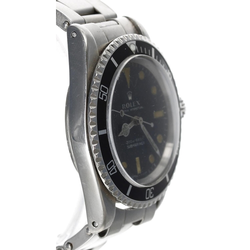 450 - Rolex Oyster Perpetual Submariner 'metres first' stainless steel gentleman's wristwatch, reference n... 