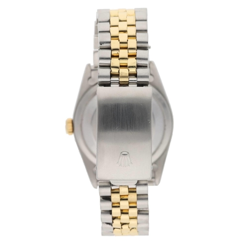 460 - Rolex Oyster Perpetual Datejust gold and stainless steel gentleman's wristwatch, reference no. 16233... 