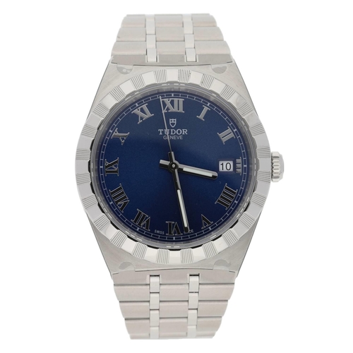 471 - Tudor Geneve Royal automatic stainless steel gentleman's wristwatch, reference no. 28500, serial no.... 