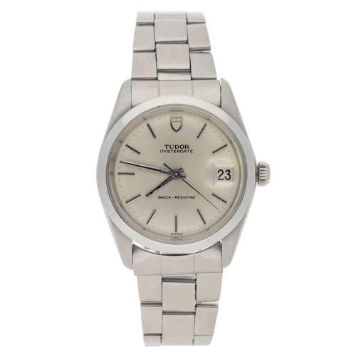 469 - Tudor Oysterdate stainless steel gentleman's wristwatch, reference no. 7992/0, serial no. 662xxx, ci... 