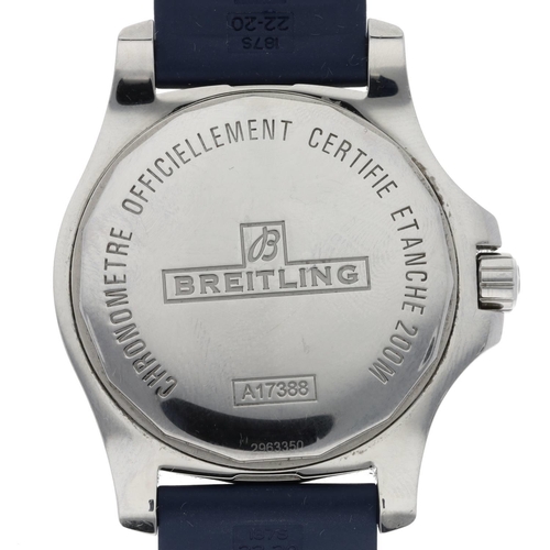 496 - Breitling Colt Chronometre automatic stainless steel gentleman's wristwatch, reference no. A17388, s... 