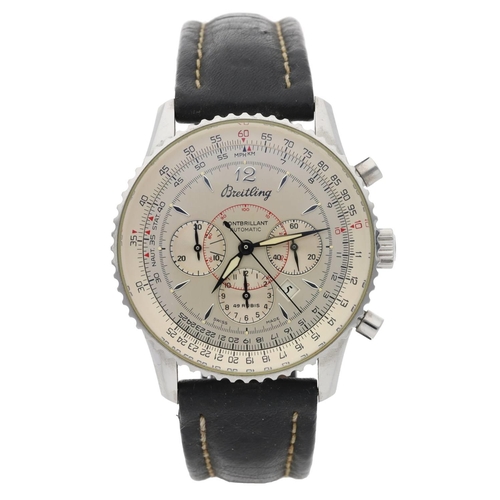 509 - Breitling Navitimer Montbrilliant Chronograph automatic stainless steel gentleman's wristwatch, refe... 