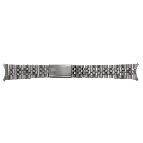 784 - Rolex USA stainless steel gentleman's wristwatch bracelet, with 20mm 455B end links, 6.5