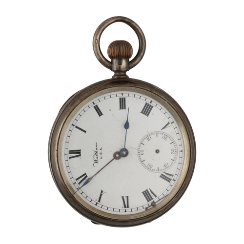 867 - American Waltham 'Royal' silver lever pocket watch, circa 1907, serial no. 16179970, signed 17 jewel... 