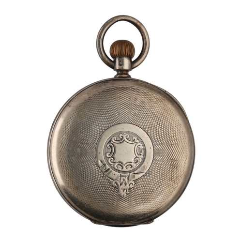 867 - American Waltham 'Royal' silver lever pocket watch, circa 1907, serial no. 16179970, signed 17 jewel... 