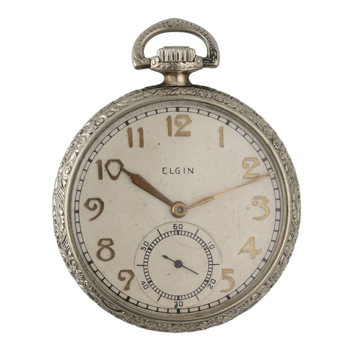 875 - Elgin National Watch Co. 'Artistic' lever pocket watch, circa 1925, serial no. 28567200, signed 17 j... 