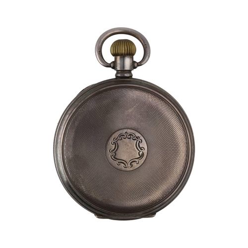 877 - American Waltham 'Braille' silver lever hunter pocket watch, circa 1917, serial no. 21608887, signed... 