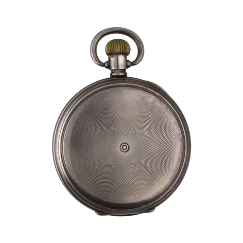 877 - American Waltham 'Braille' silver lever hunter pocket watch, circa 1917, serial no. 21608887, signed... 