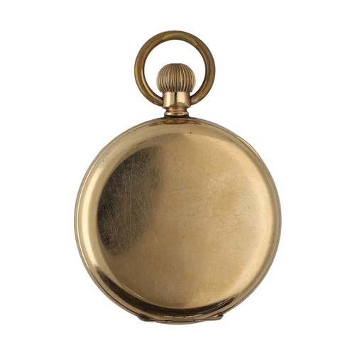 891 - American Waltham gold plated lever pocket watch, circa 1902, serial no. 11562818, signed 15 jewel mo... 