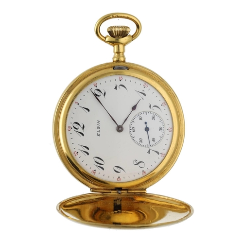 893 - Elgin National Watch Co. 'B.W. Raymond' gold filled lever hunter pocket watch, circa 1910, serial no... 