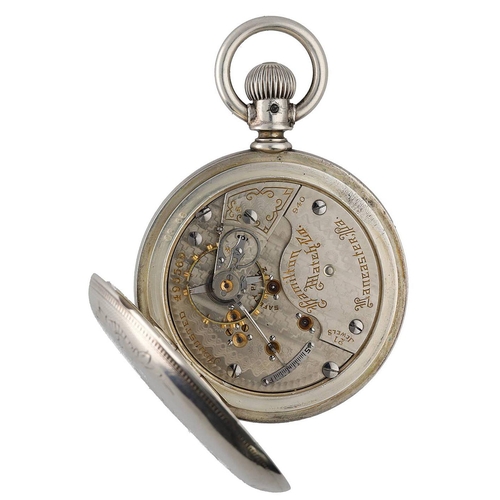 897 - Hamilton Watch Co. lever set hunter pocket watch, circa 1905, serial no. 495569, signed cal. 940 21 ... 