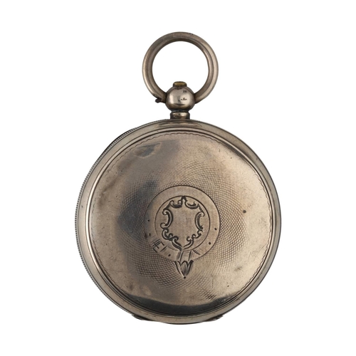 900 - Elgin National Watch Co. silver lever pocket watch, circa 1884, serial no. 1508787, signed movement ... 