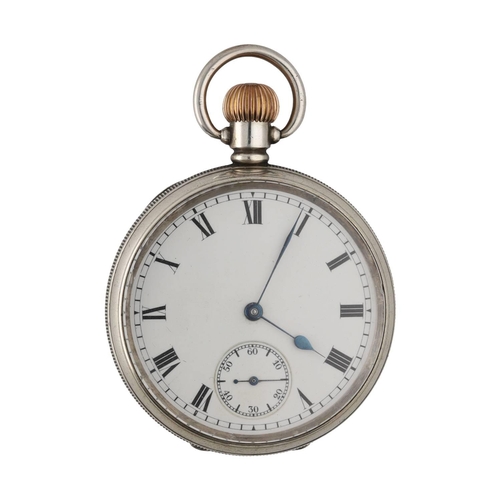 910 - American Waltham 'Traveler' silver lever pocket watch, circa 1912, serial no. 18779288, signed movem... 