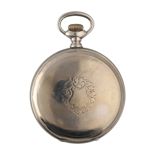 912 - J. W. Benedict, New York fusee lever pocket watch, the movement signed J.W. Benedict, 5 Wall St. New... 