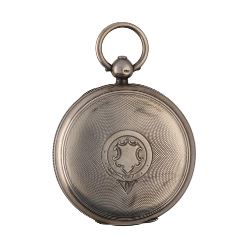 922 - American Waltham 'The Farringdon H.' silver lever pocket watch, circa 1886, serial no. 3365987, with... 