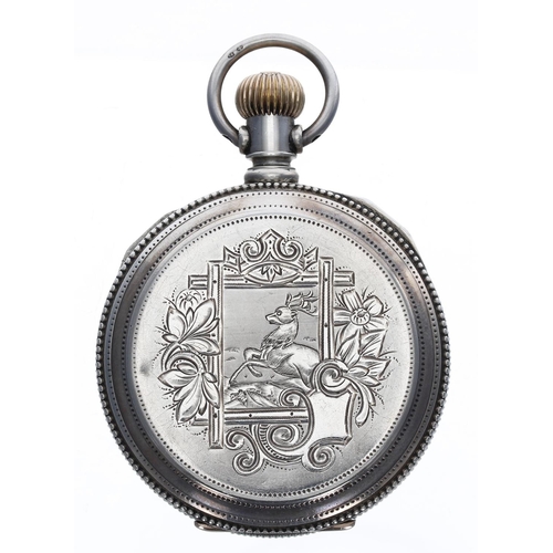 927 - WM. Kerr & Son, Boston, Mass. lever pocket watch, signed adjusted movement, no. 4215677, with Sa... 