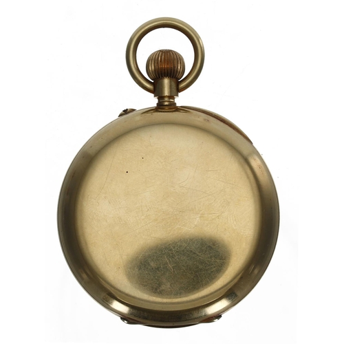 960 - J.J Stockwell, London - Victorian 18ct lever pocket watch, London 1894, free sprung gilt frosted thr... 